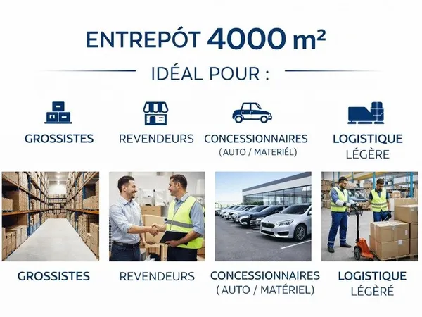 Dpt Rhône (69), A LOUER VILLEFRANCHE SUR SAONE - ENTREPÔT / LOCAL D'ACTIVITÉ - VISIBILITÉ AUTOROUTE 