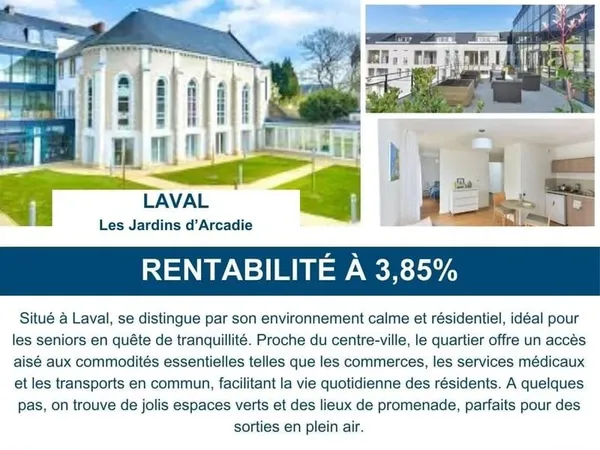 Appartement 2 pièces 43 m²