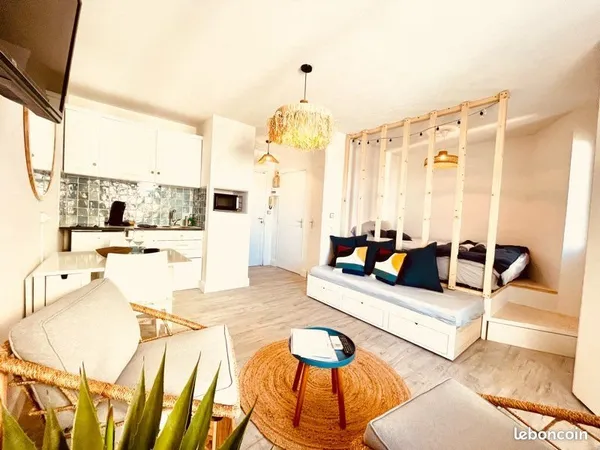 Appartement à vendre 1er ligne vue mer, avec forte rentabilité 12% net net