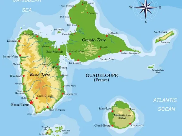 Le Gosier, Pliane, terrain constructible de 217m2