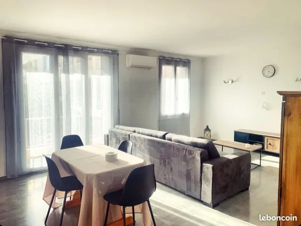Location 3 pieces proche gare nimes