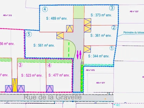 LOTISSEMENT TERRAIN A BATIR VIABILISE LOT 5 DE 561 m2 51220