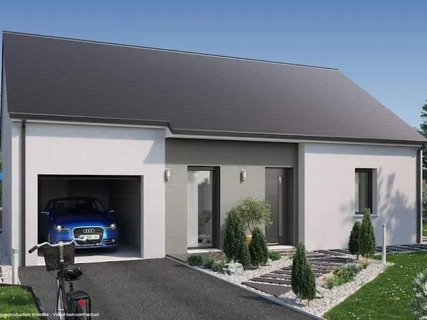 Maison neuve 3 pièces 63 m²