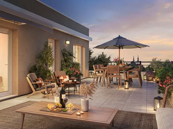 BIEN D'EXCEPTION A ESCHAU: T5 EN ATTIQUE AVEC SUITE PARENTALE & GRANDE TERRASSE