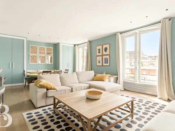 Sublime appartement d'architecte - Vue sur toits et jardins parisiens- Paris 15e (lisière 6e et 14e)