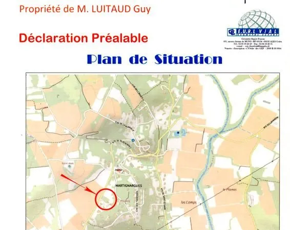 Terrain avec PC secteur Vézénobres