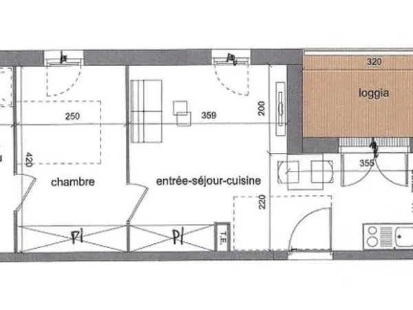 Appartement 2 pièces 40 m²