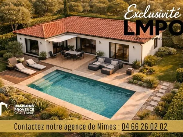 Maison neuve plain-pied - UZES (30700)