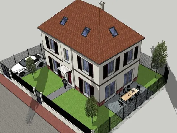 Terrain 225m2 permis accepté