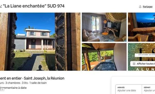 Maison : la liane enchantee *sud 974