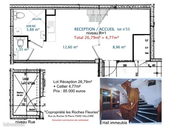 Local commercial valloire