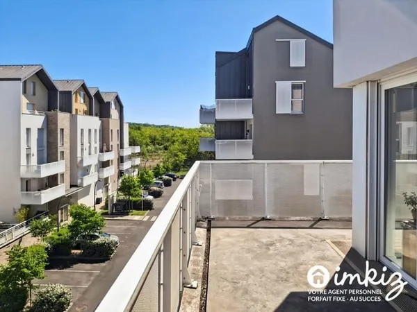 Appartement 3 pièces - Balcon 13m²
