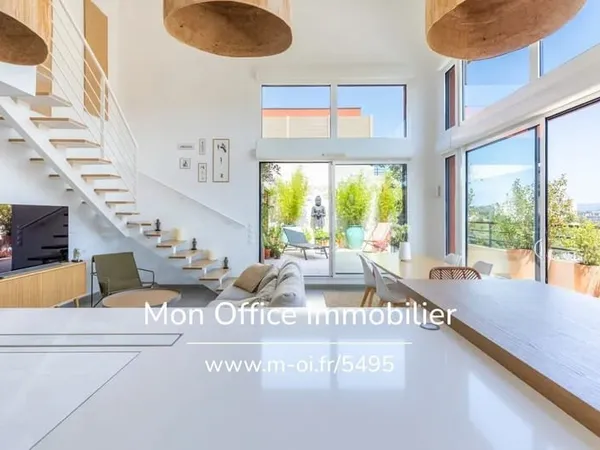 Référence : 5783-MCO - Exclusivité dernier étage T4 de 90 m2 en duplex plus terrasse végétalisée de 