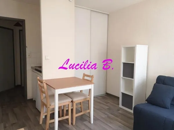 Appartement studio meublé de 18.93 m²