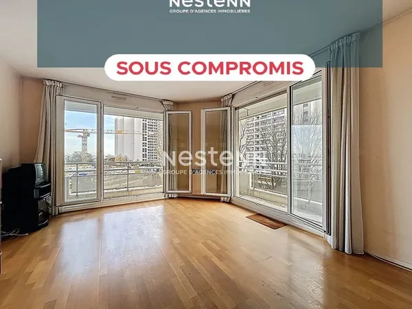 ISSY LES MOULINEAUX - QUARTIER RODIN/ÉPINETTES - vente d'un appartement 3 pièces avec balcon