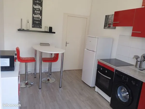 Joli T1 étudiant meublé 30 m² (100 m tram)