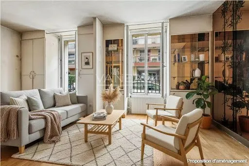Appartement 2 pièces 36 m²