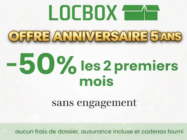 LOC BOX, Garde meuble, box de stockage, garage Cambrai