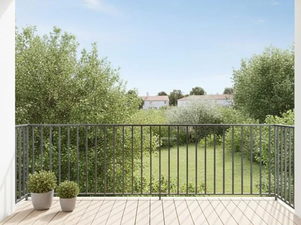 *Appartement deux pièces de 42 m², balcon, avec parking - Coeur de la Cité-Jardin, Le Plessis-Robins