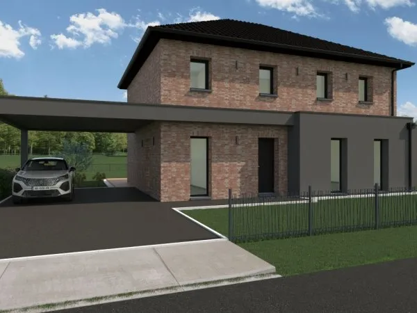 Terrain + maison 156 m²