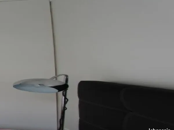 Grande chambre avec placards (15m²), salle de bains avec WC