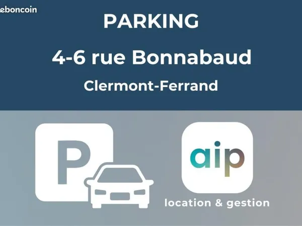 Parking 10 m² Clermont Ferrand