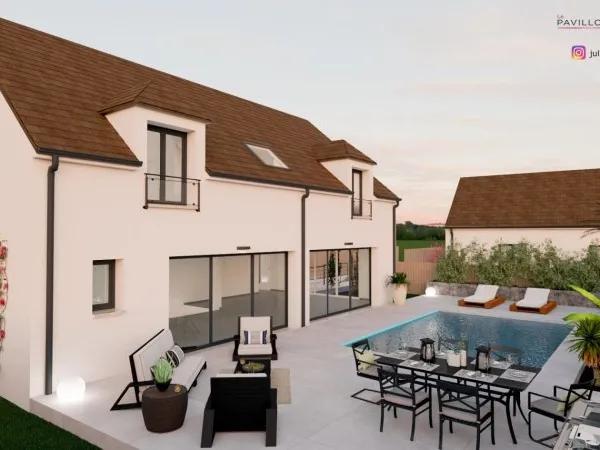 Terrain + maison 140 m²