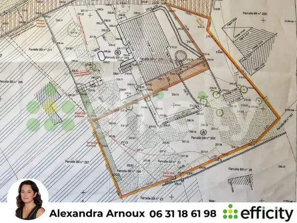 Terrain 772 m²