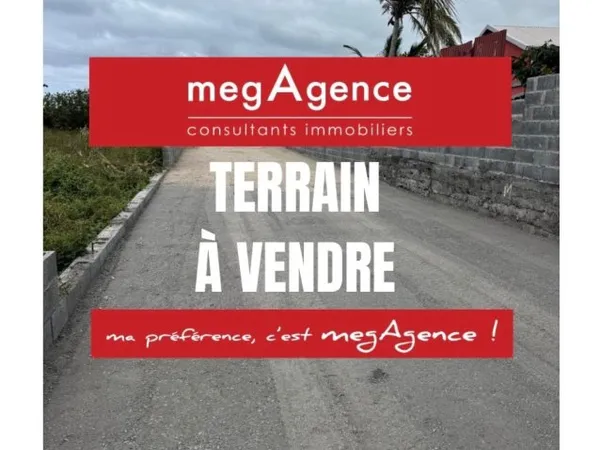 Terrain d'environ 483 m2, prêt à construire à Saint-André - 97440