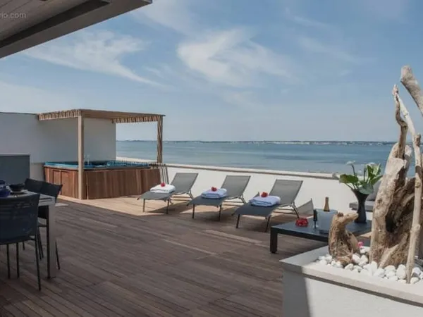 Roof top d'exception vue mer panoramique cannes / antibes