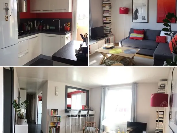 Appartement meublé T3 de 52 m2 Grenoble proche Parc Paul Mistral