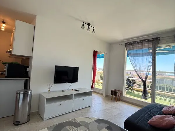 Carnon-Plage - T2 35m2 vue mer, piscine, tennis