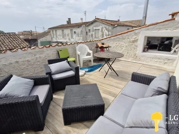 Maison 143 m2, 4 ch, terrasse vue estuaire