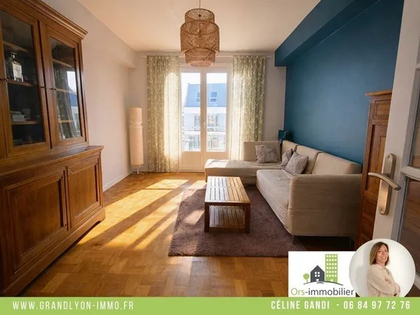 LYON 8 - T4 100 m² - BALCON 14 m² - TRAM T6 AU PIED