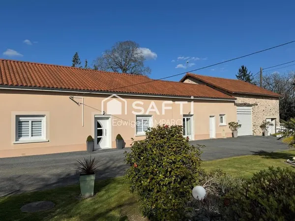 Longère entièrement rénovée & 132 m2 de plain-pied