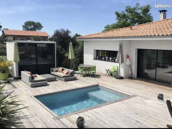 Votre maison de plain pied sur le village de saint mathieu de treviers