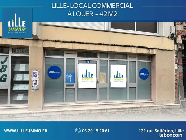 Local commercial 42 m² LILLE