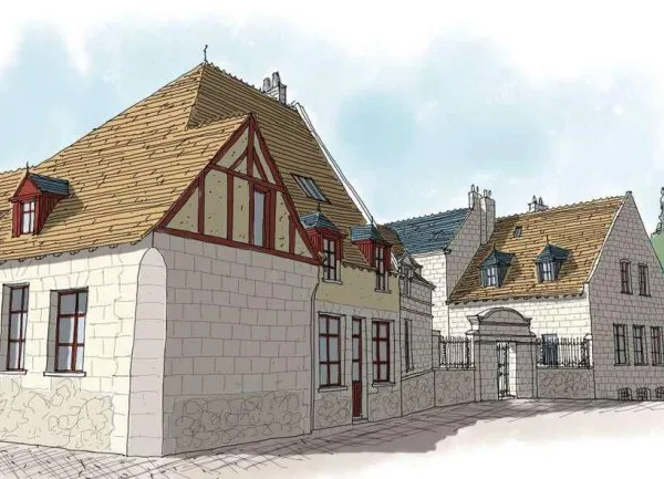 Appartement Loches 2 pièce(s) 55.28m2 LC et 100m2 au sol -