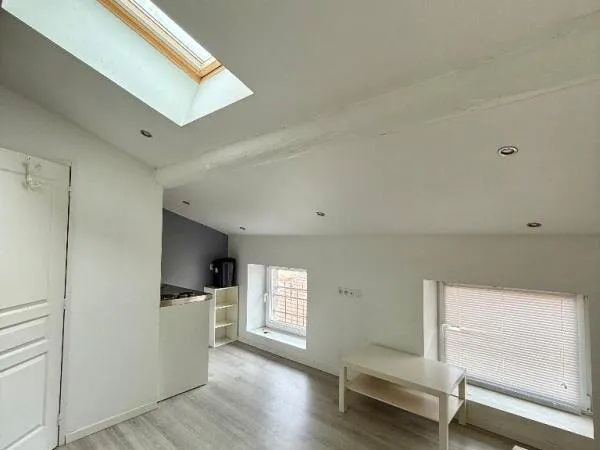 Location studio - 21 rue Neyron - 15 m² Carrez (19 m² au sol) - 2e et dernier étage