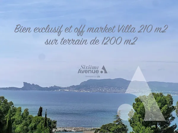 Villa d'exception avec vue mer panoramique