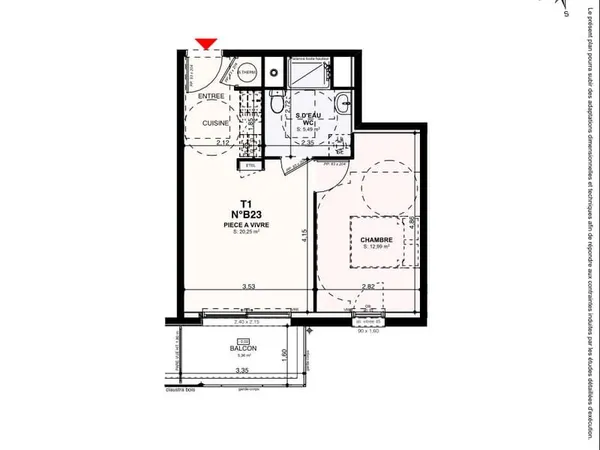 APPARTEMENT T2 NEUF A VENDRE SAINT POL DE LEON