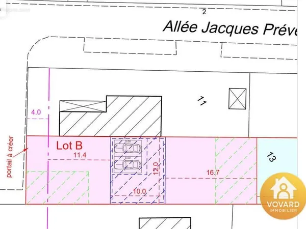 MARGENCY Terrain idéalement situé 512 m2
