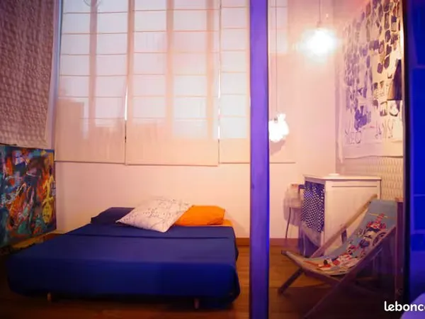 Grand T2 style ancien avec touche de modernisme (loft)