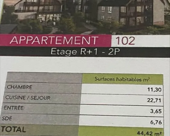 Appartement à louer résidence seniors