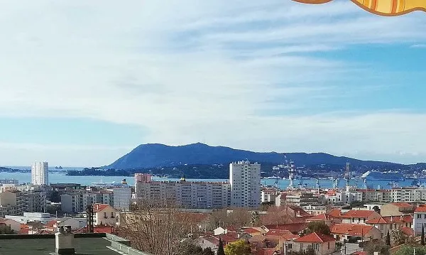 Loue appartement vue mer 80m² Toulon