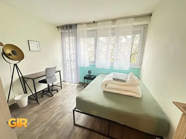 RENNES QUARTIER TRIANGLE 2 Chambres meublées en colocation dans un appartement T4 de 75.59 m²