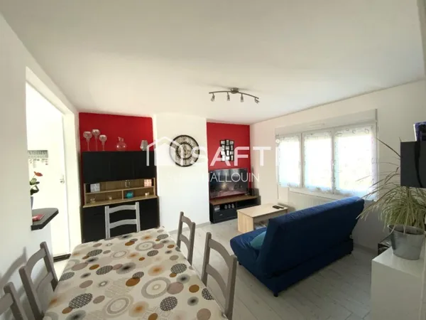 APPARTEMENT MEUBLÉ 2 chambres proche gare