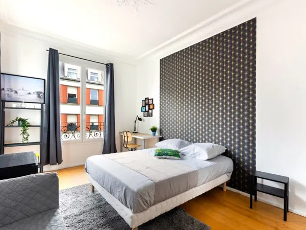 Chambre chaleureuse et lumineuse – 14m²