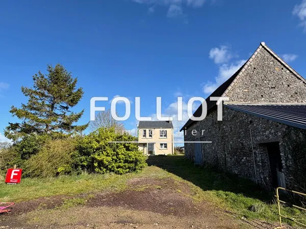 Maison à vendre à Heugueville sur Sienne - 5 pièces, 4 chambres, travaux à prévoir