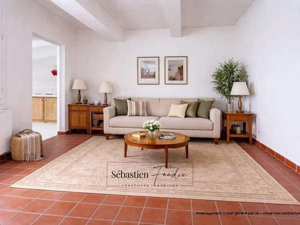 Appartement à vendre 3 pièces AIX EN PROVENCE (13) de 67 m² - Immeuble classé du XVIII - Calme - Rén